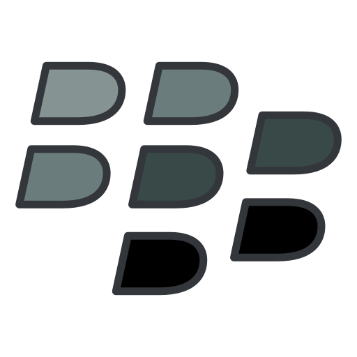 Blackberry, network, smartphone, software, social media, interface icon